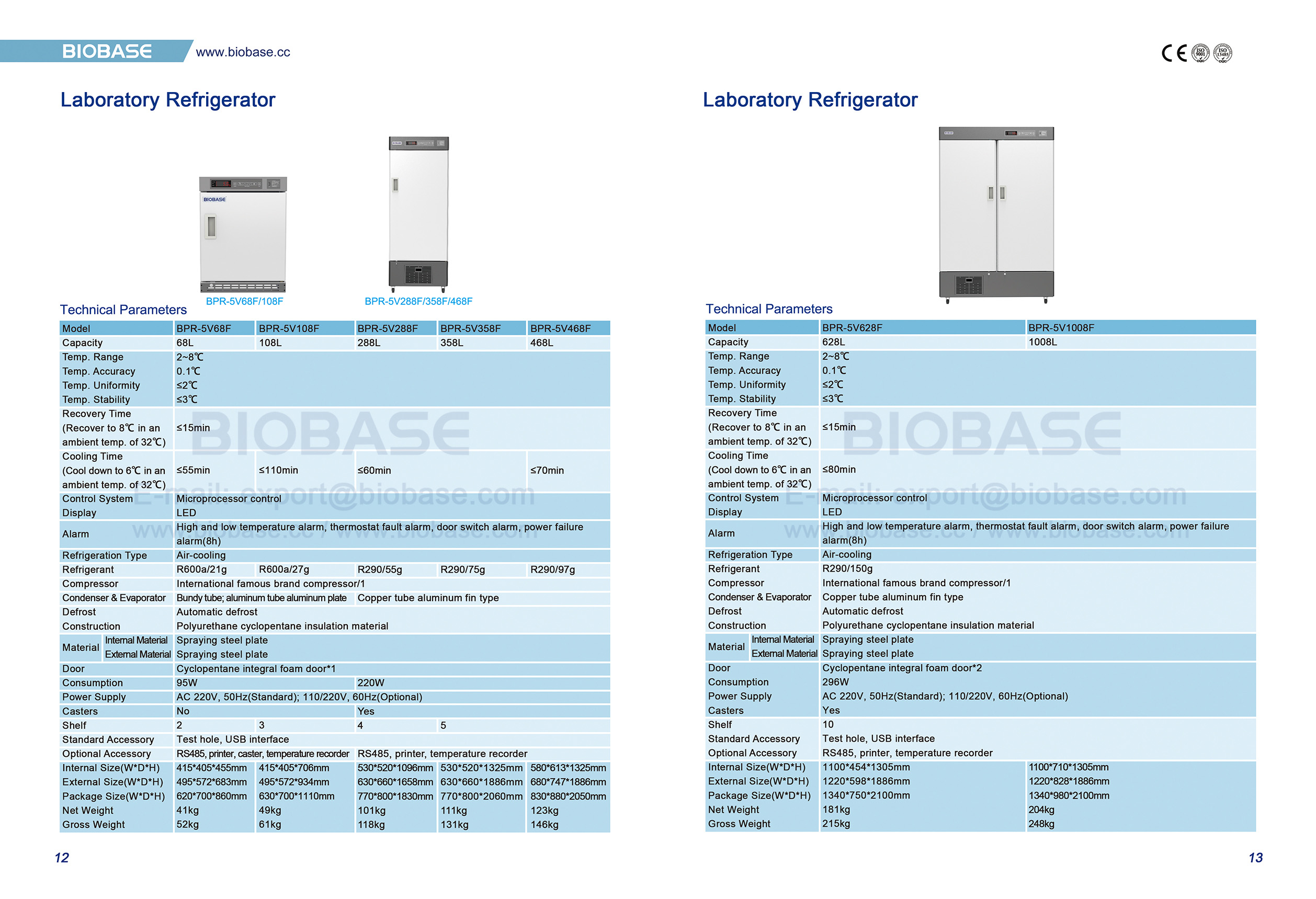 12-13 Refrigerador de laboratorio