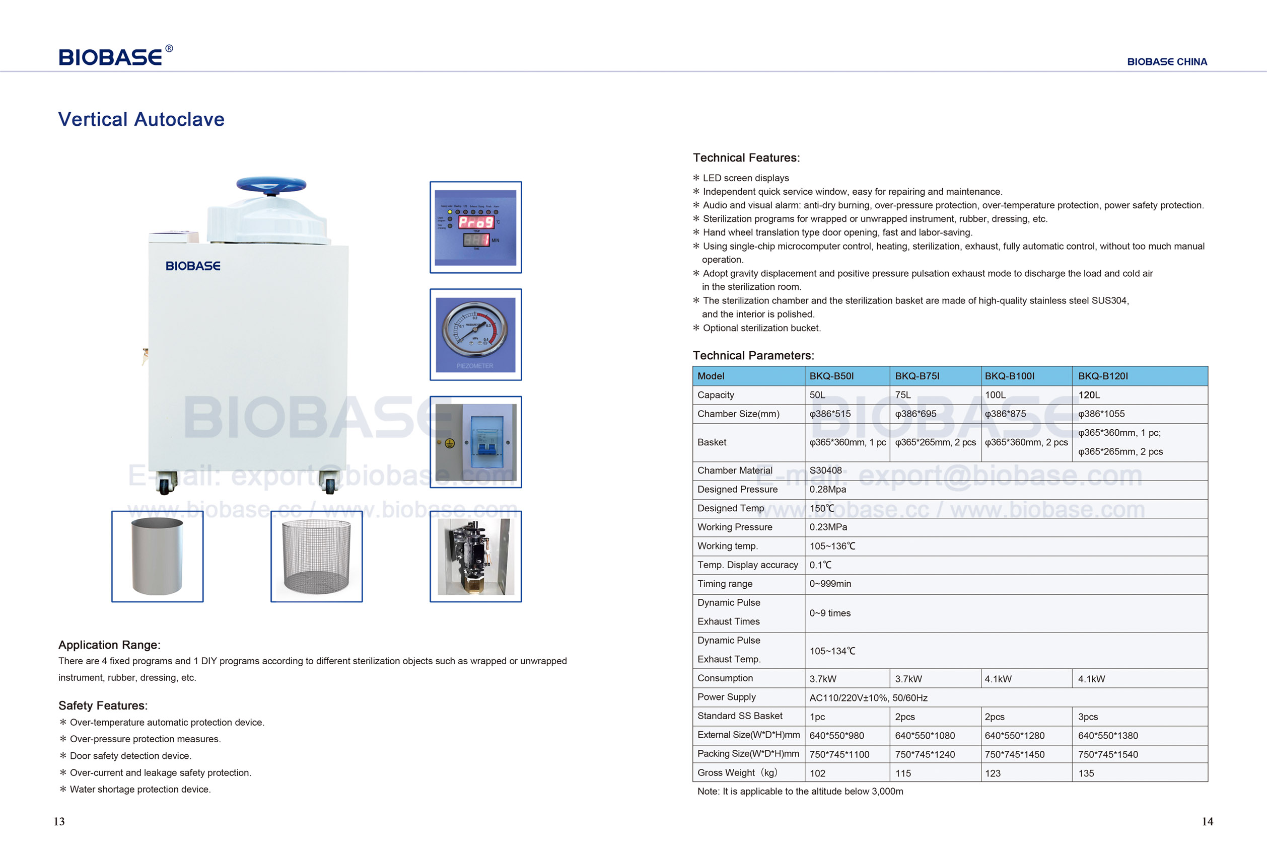 13-14 Autoclaves verticales