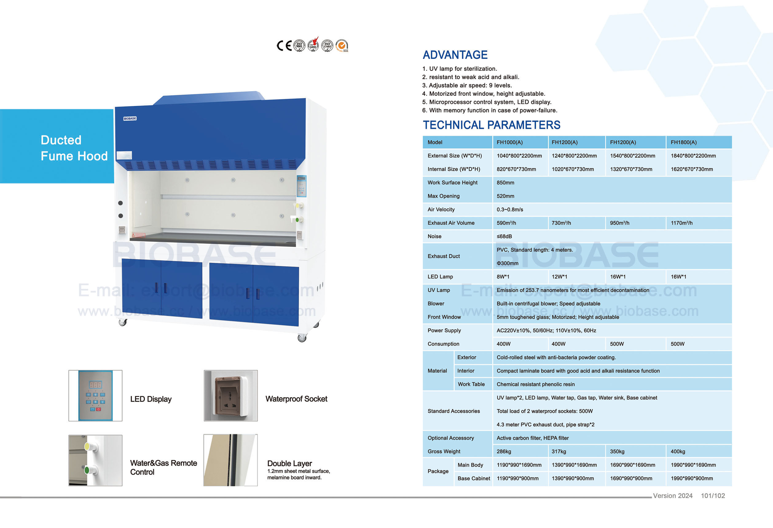 101-102 Campana extractora--FH1000(A)