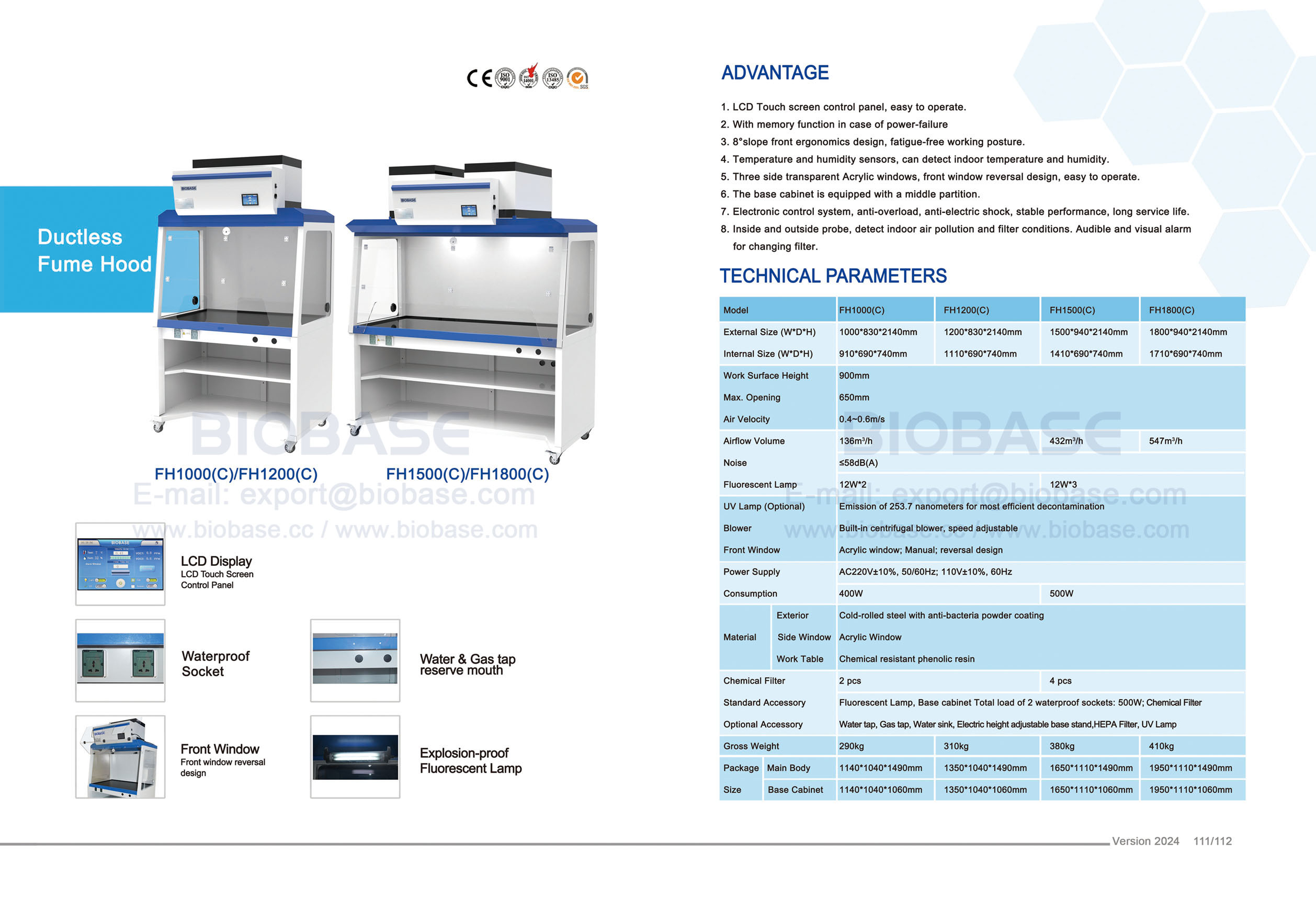 111-112 Campana extractora--FH1000(C)