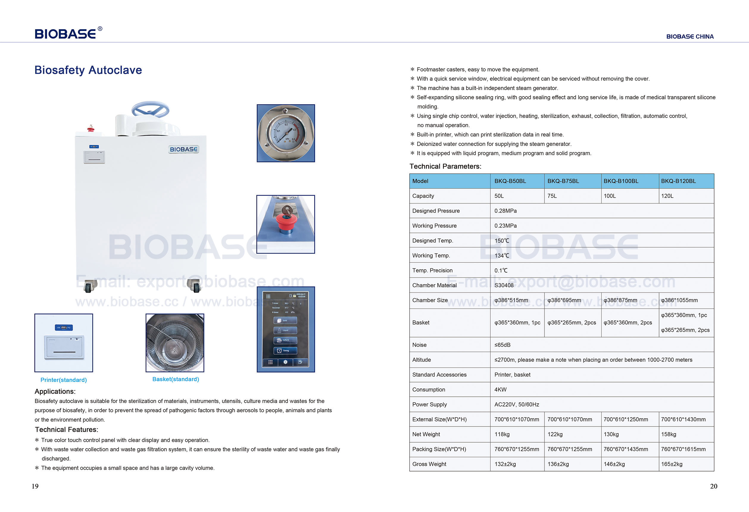 19-20 Autoclave de bioseguridad