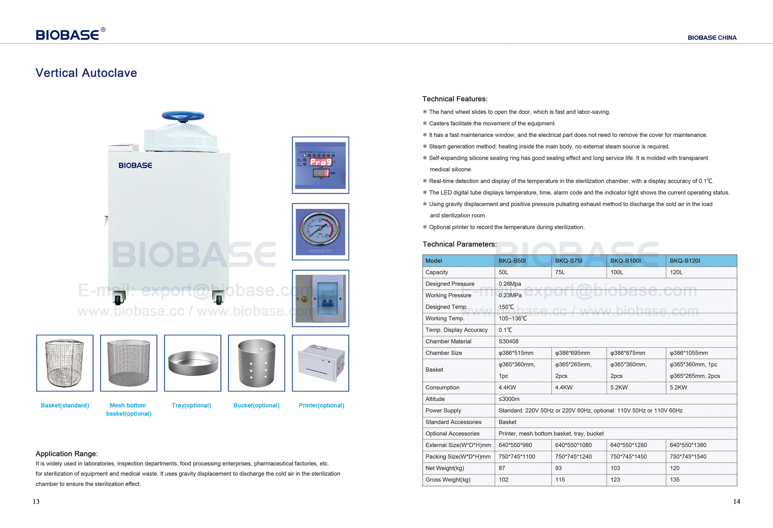 13-14 Autoclaves verticales