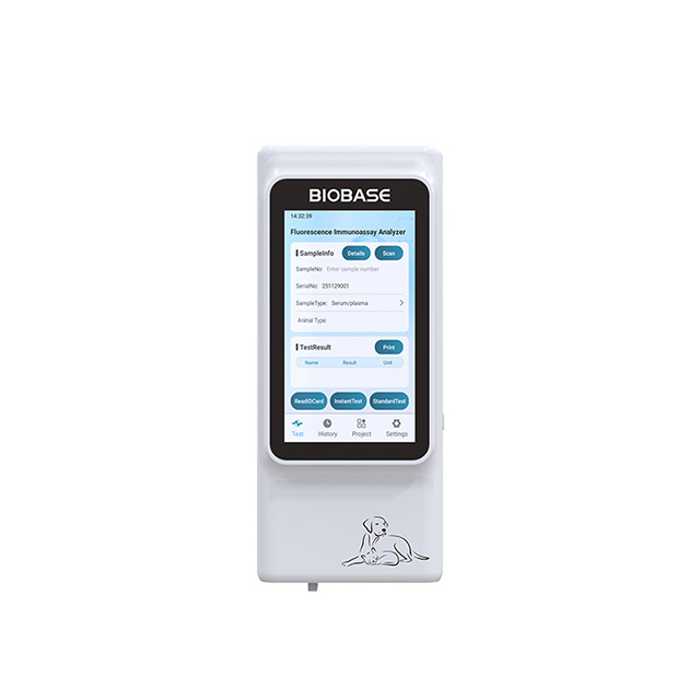 Analizador de inmunoensayo de fluorescencia veterinario portátil