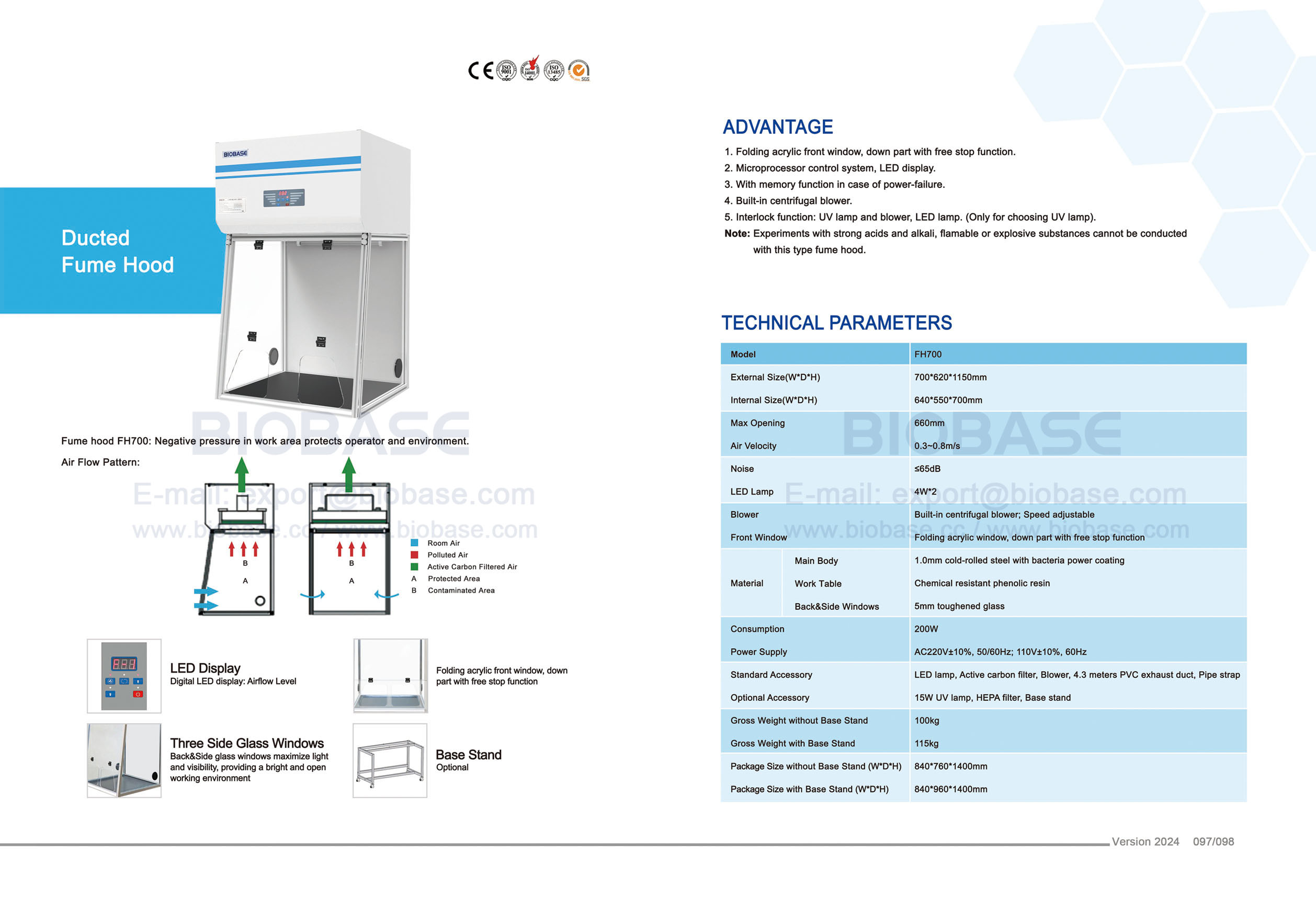 97-98 Campana extractora（700）