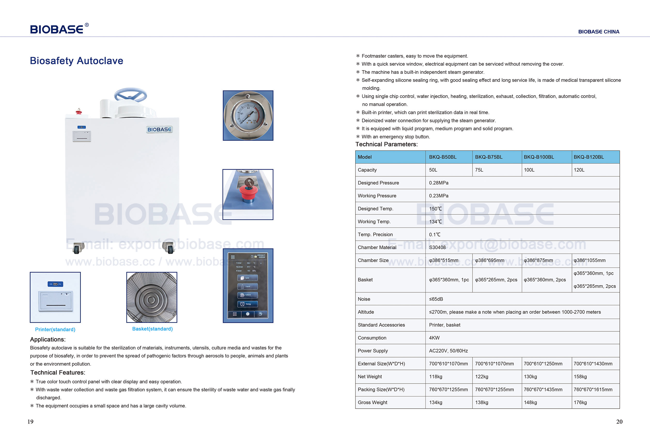 19-20 Autoclave de bioseguridad