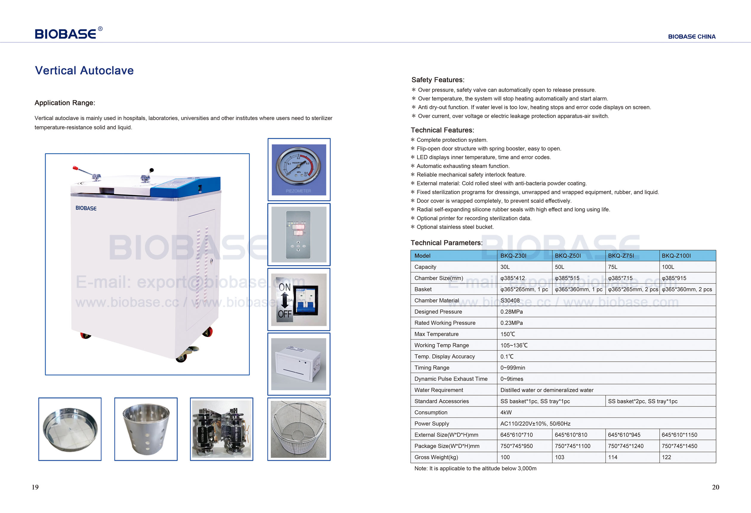 19-20 Autoclaves verticales