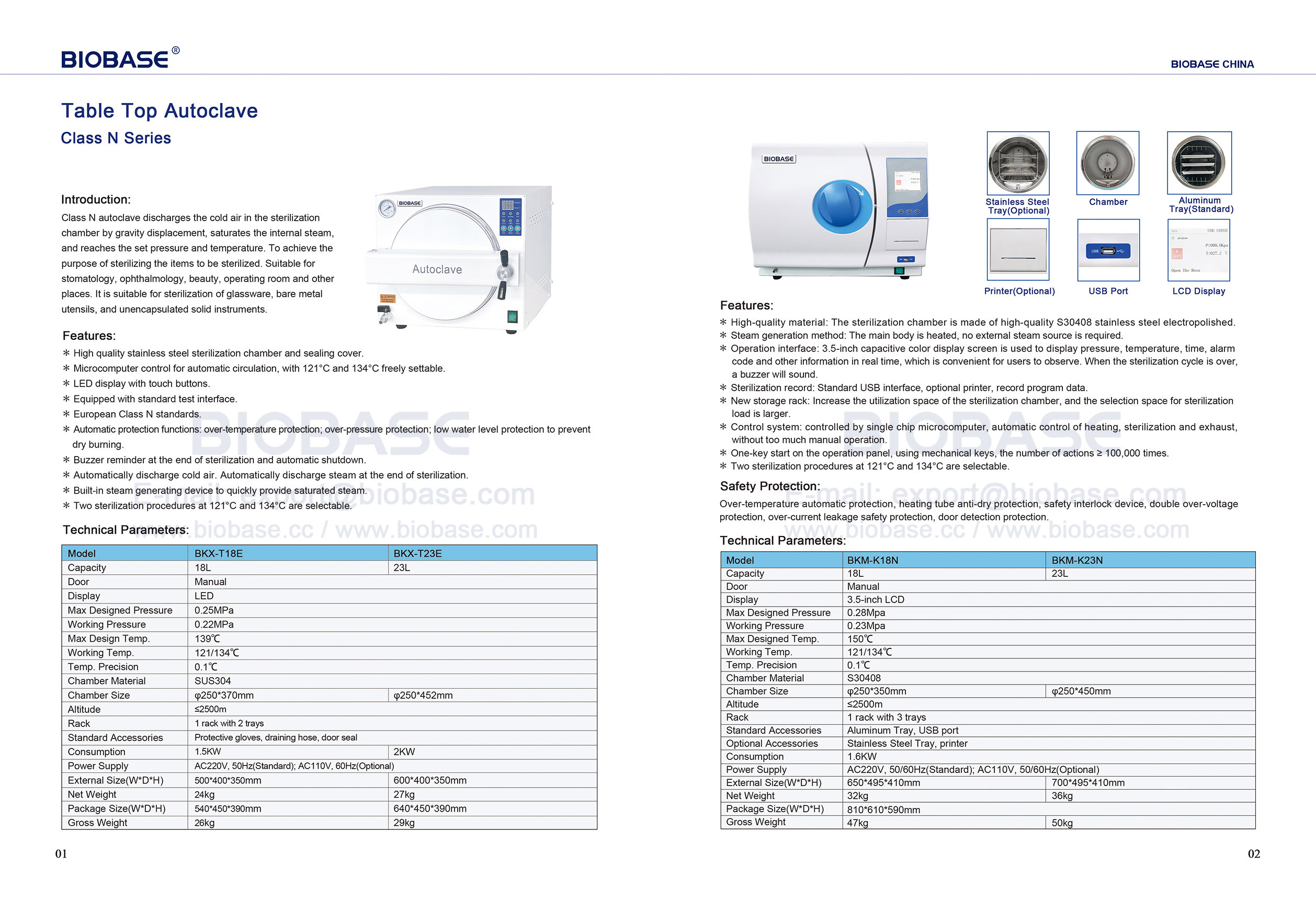 1-2 Table Top Autoclave Clase N Serie N