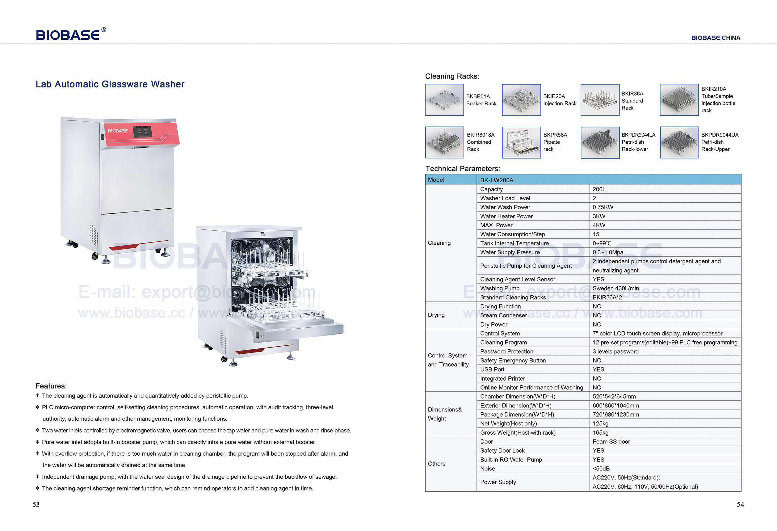 53-54 laboratorio de vidrio autom&aacute;tico de laboratorio
