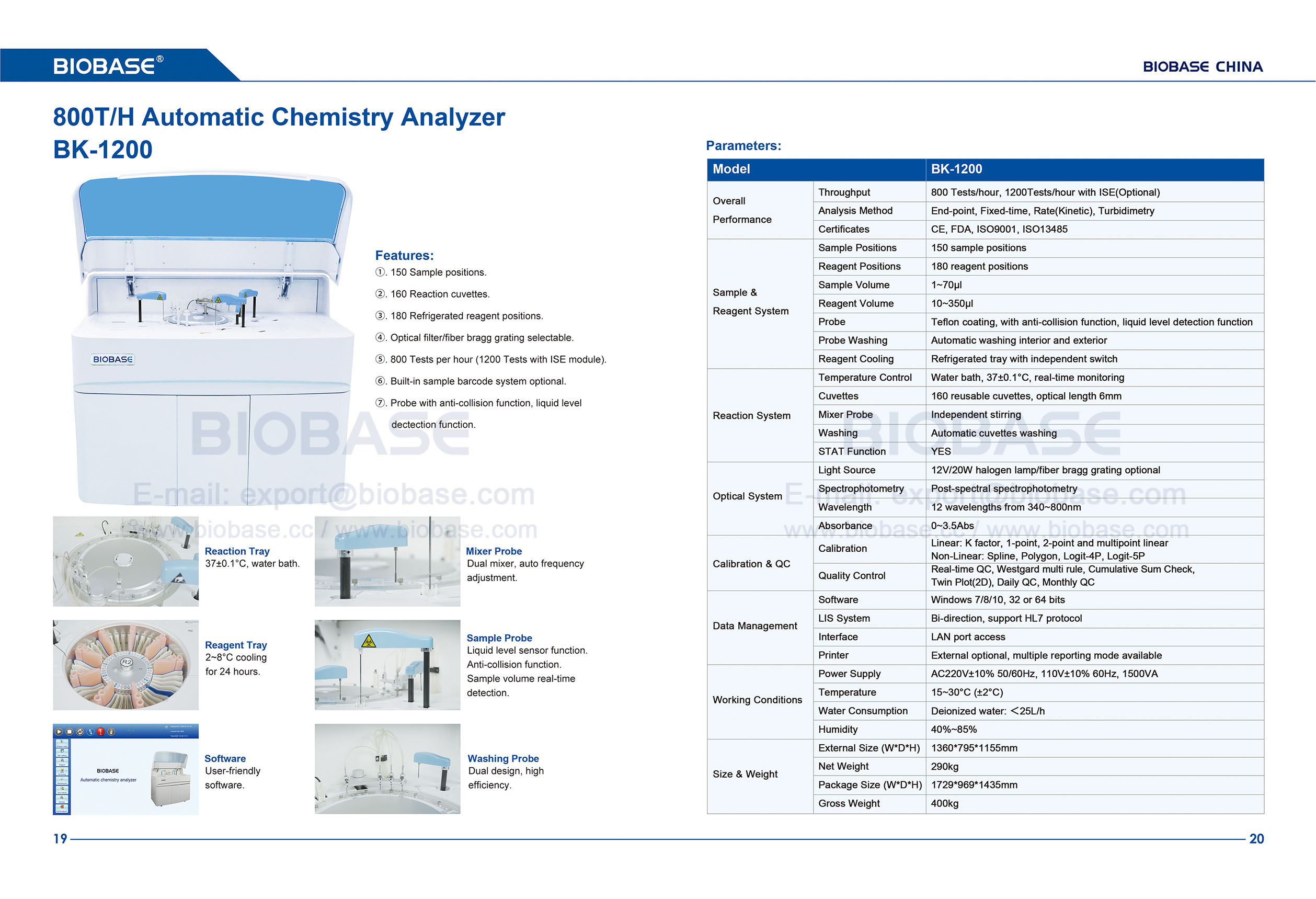 19-20 Analizador qu&iacute;mico autom&aacute;tico BK1200