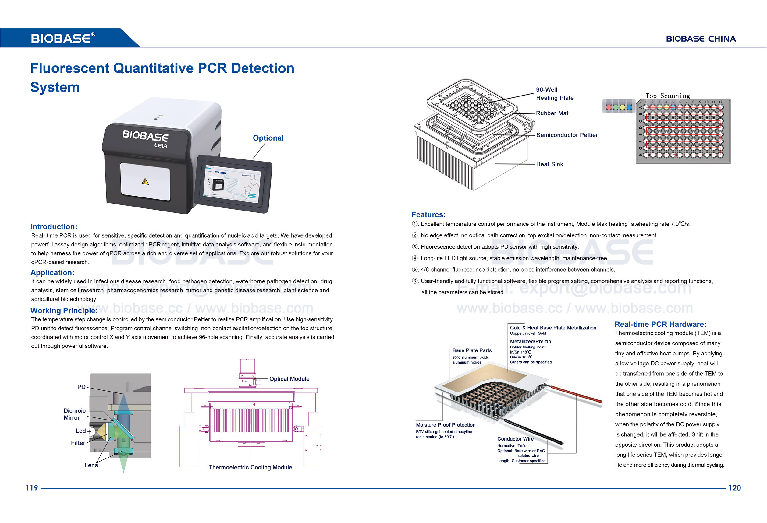 119-120 Sistema de detecci&oacute;n cuantitativa fluorescente 