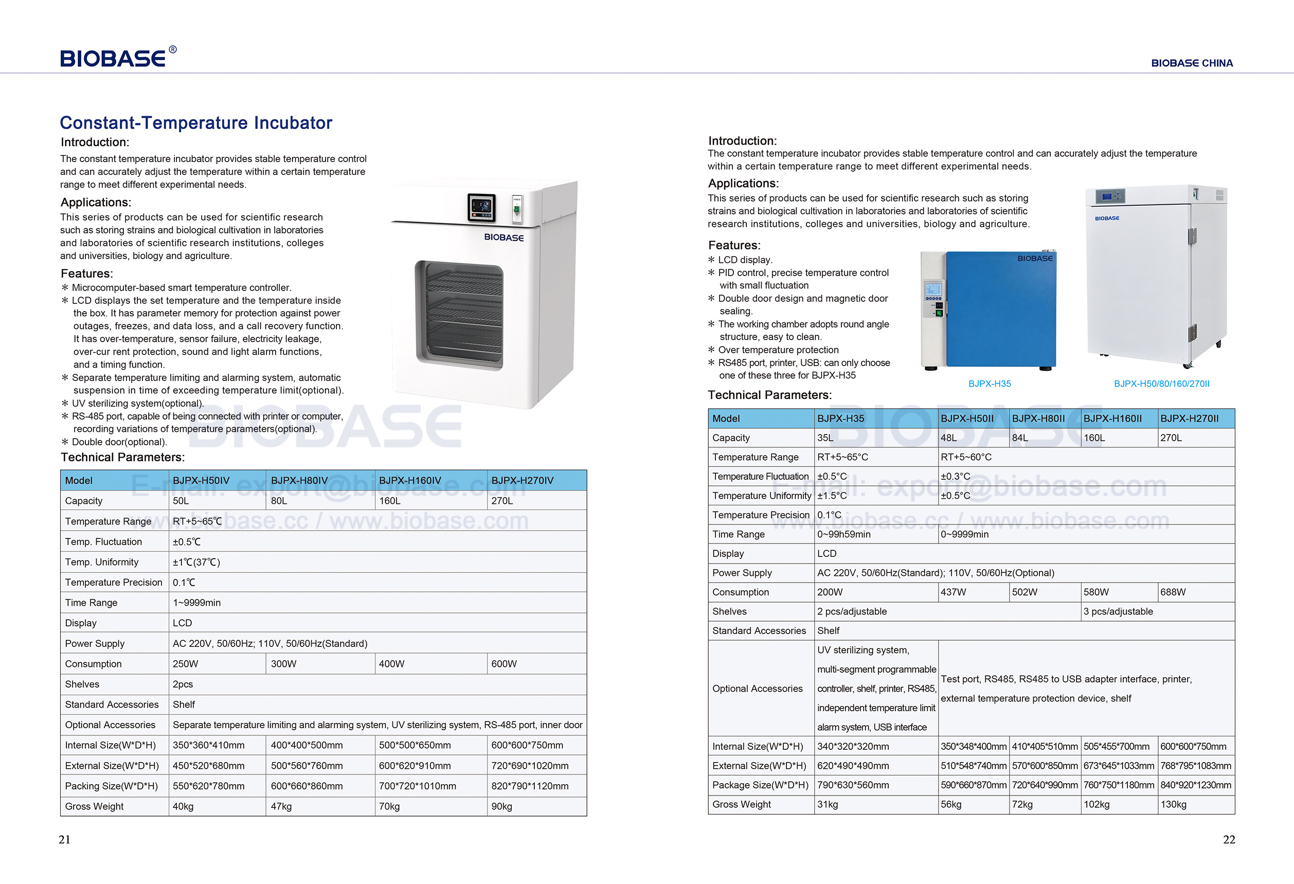 21-22 Incubadora de temperatura constante